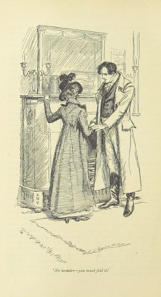 An illustration from Mansfield Park: a novel, 1897, leaf 430