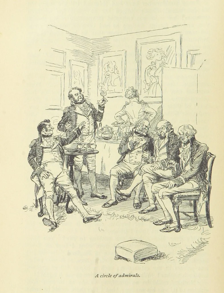 An illustration from Mansfield Park: a novel, 1897, leaf 80