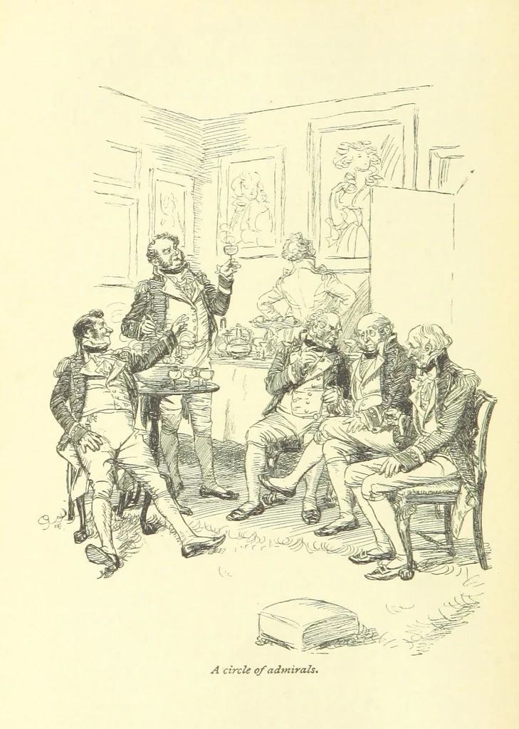 An illustration from Mansfield Park, etc, 1898, leaf 78