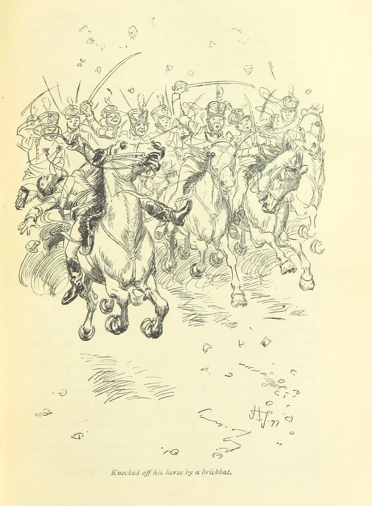 An illustration from Northanger Abbey and Persuasion ... With illustrations by Hugh Thomson and an introduction by Austin Dobson, 1897, leaf 117
