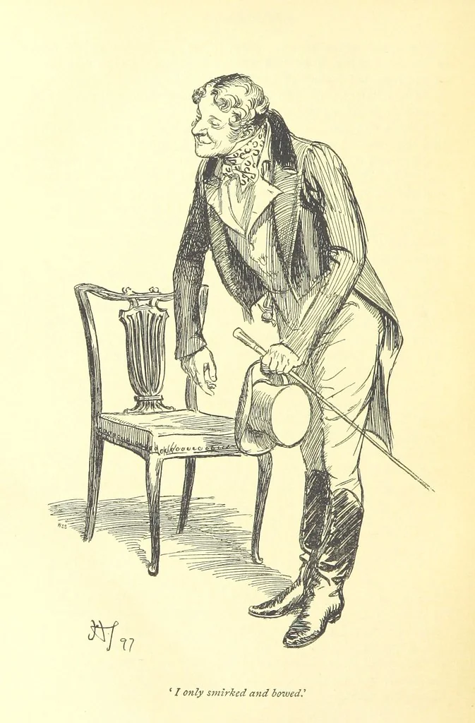 An illustration from Northanger Abbey and Persuasion ... With illustrations by Hugh Thomson and an introduction by Austin Dobson, 1897, leaf 440