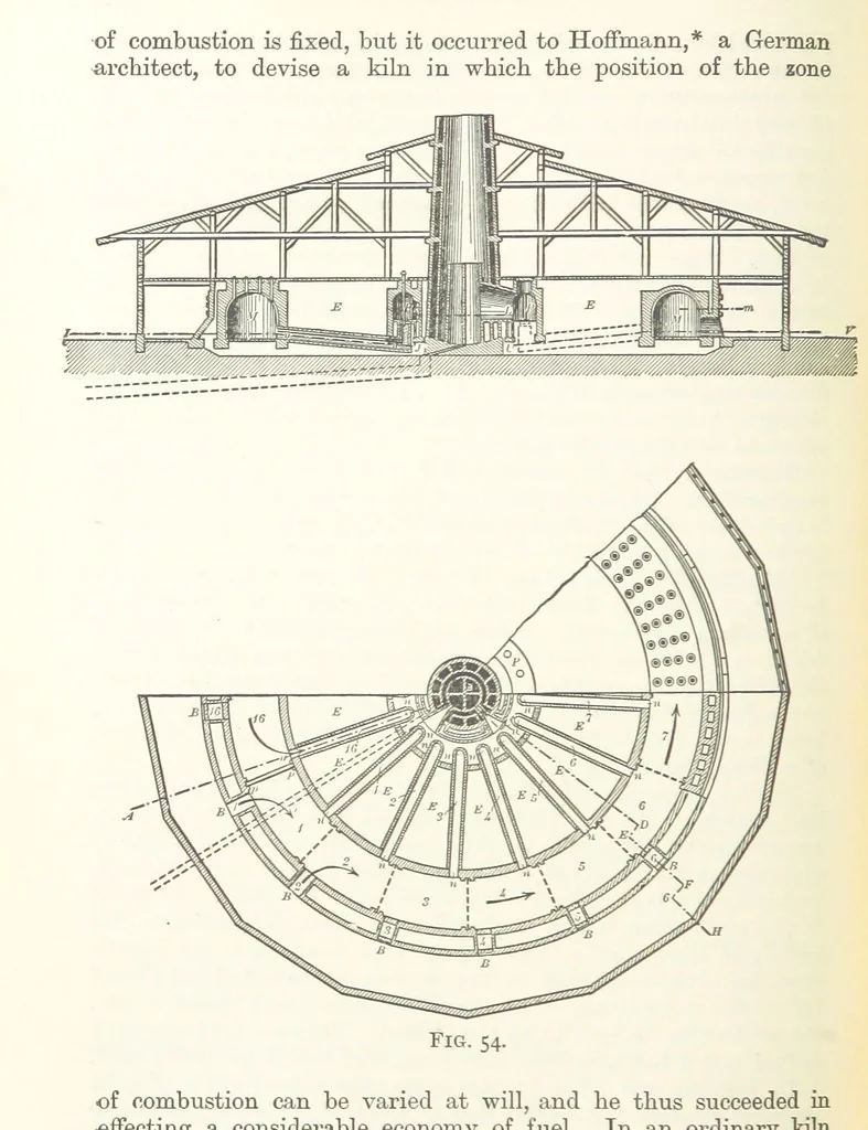 An illustration from An Introduction to the Study of Metallurgy, etc, 1891, leaf 204