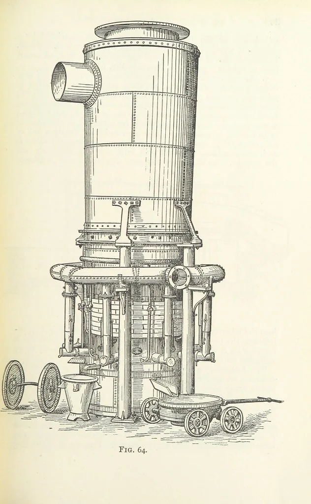 An illustration from An Introduction to the Study of Metallurgy, etc, 1891, leaf 223