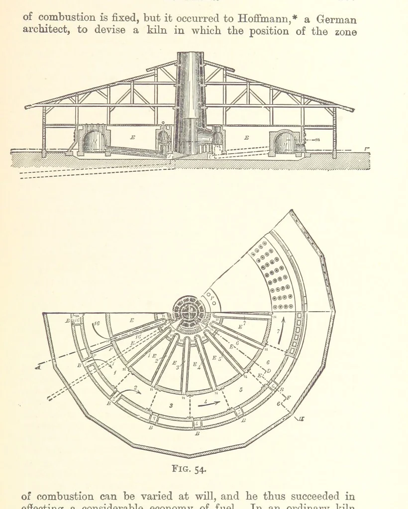 An illustration from An Introduction to the Study of Metallurgy, etc, 1894, leaf 255