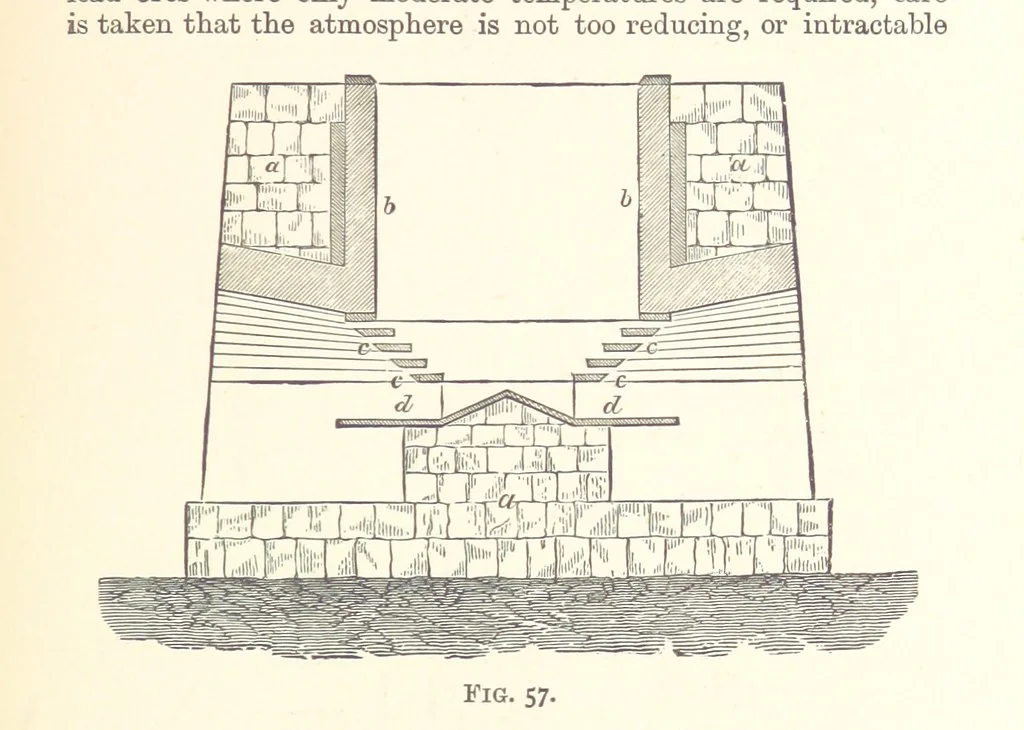 An illustration from An Introduction to the Study of Metallurgy, etc, 1894, leaf 259
