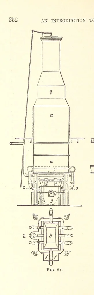 An illustration from An Introduction to the Study of Metallurgy, etc, 1894, leaf 272
