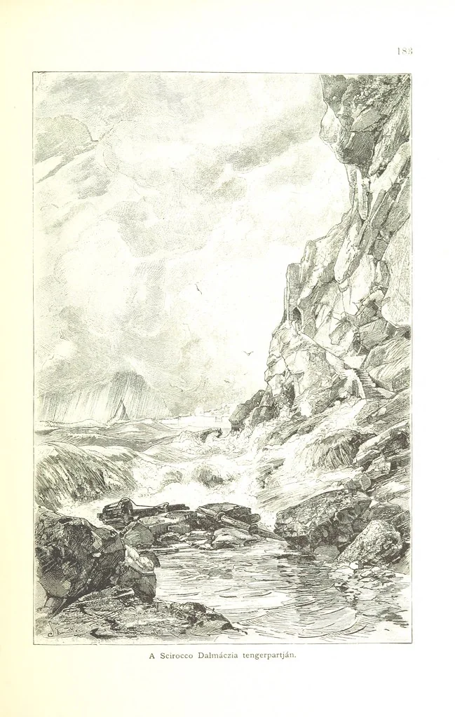 An illustration from Az Osztrák-Magyar Monarchia irásban és képben. Rudolf trónörökös főherczeg Ő ... fensége kezdeményezéséből és közremunkálásával. (Die deutsche Ausgabe redigirt ... J. von Weilen, die ungarische M. Jókai.) Hung, 1885, leaf 201