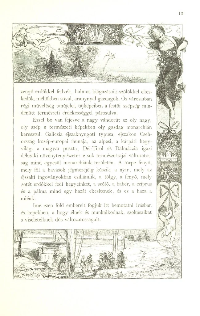 An illustration from Az Osztrák-Magyar Monarchia irásban és képben. Rudolf trónörökös főherczeg Ő ... fensége kezdeményezéséből és közremunkálásával. (Die deutsche Ausgabe redigirt ... J. von Weilen, die ungarische M. Jókai.) Hung, 1885, leaf 31