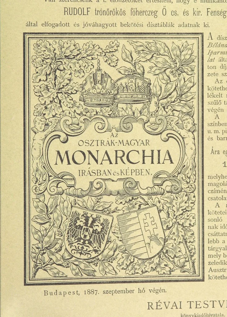 An illustration from Az Osztrák-Magyar Monarchia irásban és képben. Rudolf trónörökös főherczeg Ő ... fensége kezdeményezéséből és közremunkálásával. (Die deutsche Ausgabe redigirt ... J. von Weilen, die ungarische M. Jókai.) Hung, 1885, leaf 623
