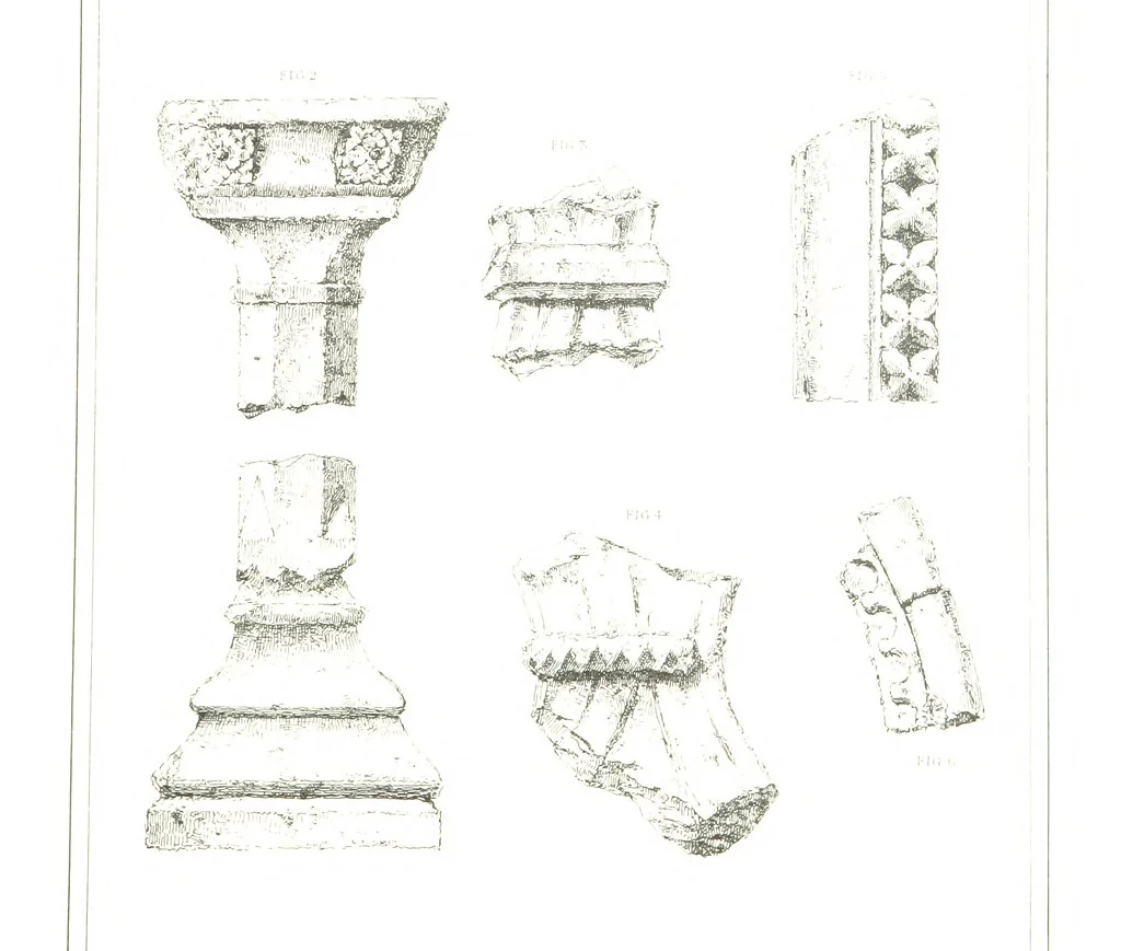 An illustration from The History of Roche Abbey (Yorkshire), from its foundation to its dissolution. L.P, 1870, leaf 43
