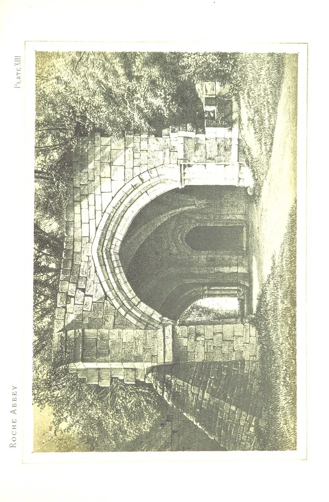 An illustration from The History of Roche Abbey (Yorkshire), from its foundation to its dissolution. L.P, 1870, leaf 47