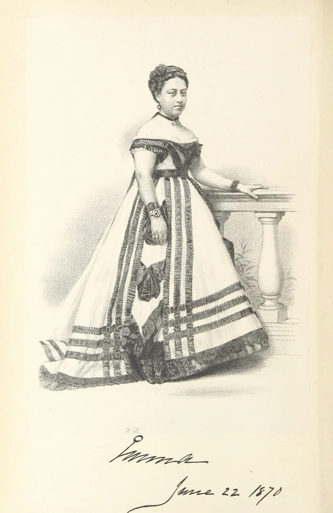 An illustration from The Cruise round the World of the Flying Squadron 1869-1870, under the command of Rear Admiral G. T. Phipps-Hornby. (Compiled by J. B., with the assistance of Henry Cavendish.) [With plates and a map, 1871, leaf 12