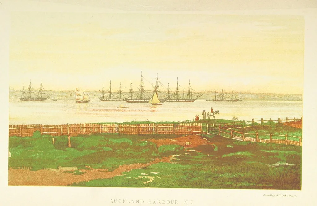 An illustration from The Cruise round the World of the Flying Squadron 1869-1870, under the command of Rear Admiral G. T. Phipps-Hornby. (Compiled by J. B., with the assistance of Henry Cavendish.) [With plates and a map, 1871, leaf 227