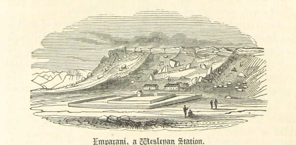 An illustration from A Narrative of a Visit to the Mauritius and South Africa ... Illustrated by two maps, sixteen etchings and twenty-eight wood-cuts, 1844, leaf 440