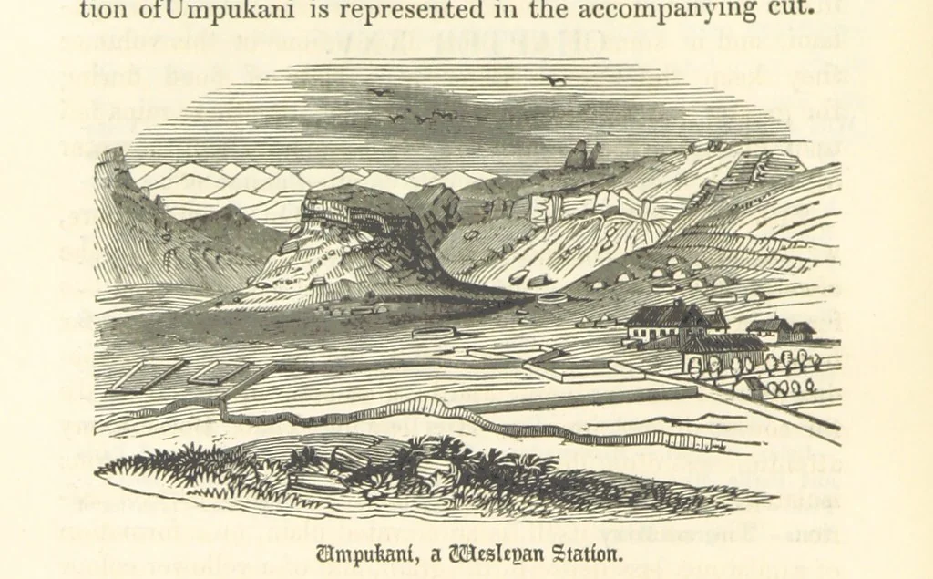 An illustration from A Narrative of a Visit to the Mauritius and South Africa ... Illustrated by two maps, sixteen etchings and twenty-eight wood-cuts, 1844, leaf 452