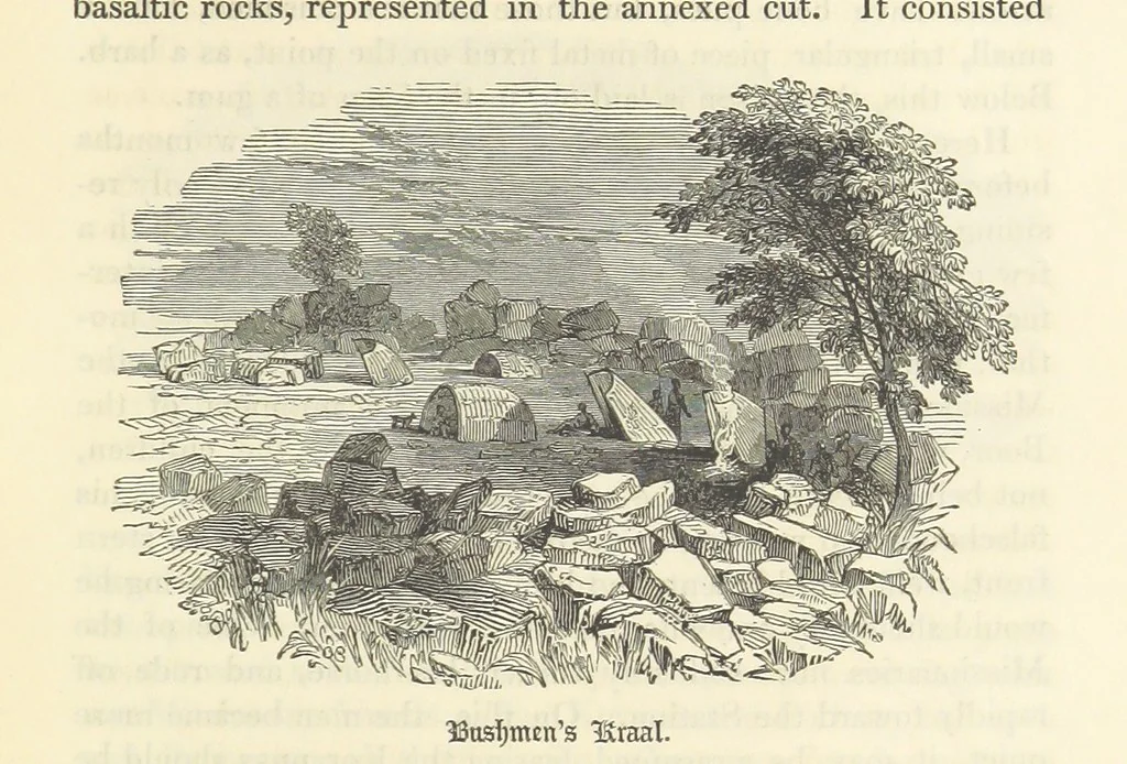 An illustration from A Narrative of a Visit to the Mauritius and South Africa ... Illustrated by two maps, sixteen etchings and twenty-eight wood-cuts, 1844, leaf 471