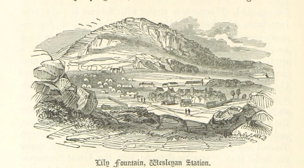 An illustration from A Narrative of a Visit to the Mauritius and South Africa ... Illustrated by two maps, sixteen etchings and twenty-eight wood-cuts, 1844, leaf 576