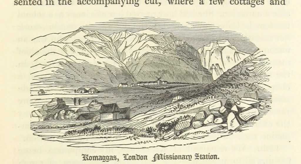 An illustration from A Narrative of a Visit to the Mauritius and South Africa ... Illustrated by two maps, sixteen etchings and twenty-eight wood-cuts, 1844, leaf 583