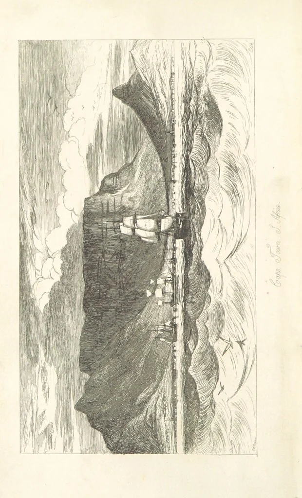 An illustration from A Narrative of a Visit to the Mauritius and South Africa ... Illustrated by two maps, sixteen etchings and twenty-eight wood-cuts, 1844, leaf 8