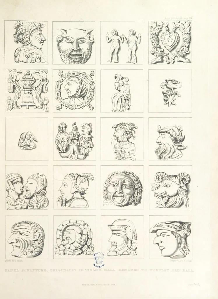 An illustration from History of the County Palatine and Duchy of Lancaster ... The biographical department by W. R. Whatton, Esq. (History of the cotton manufacture [by Edward Baines Jun.]) [With plates, 1836, leaf 179