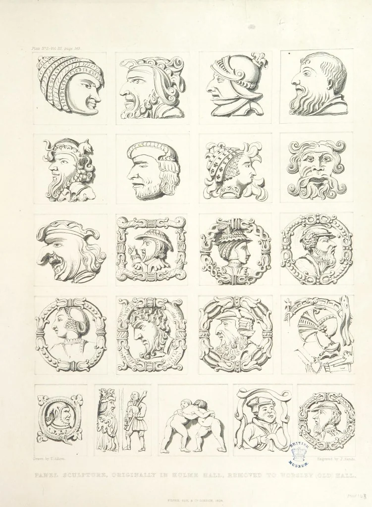 An illustration from History of the County Palatine and Duchy of Lancaster ... The biographical department by W. R. Whatton, Esq. (History of the cotton manufacture [by Edward Baines Jun.]) [With plates, 1836, leaf 181