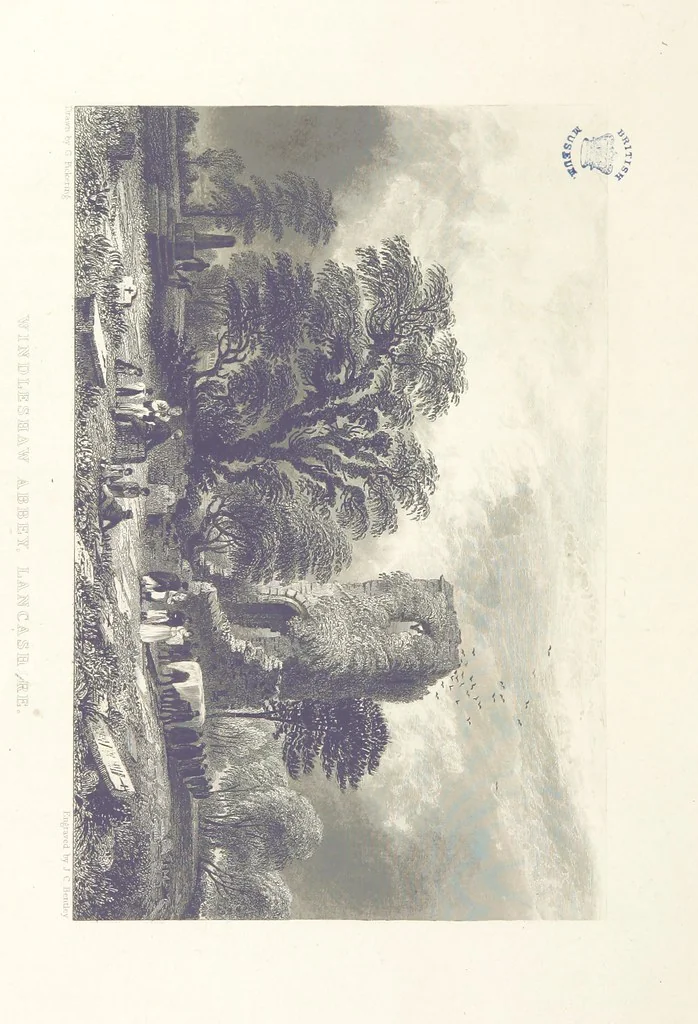 An illustration from History of the County Palatine and Duchy of Lancaster ... The biographical department by W. R. Whatton, Esq. (History of the cotton manufacture [by Edward Baines Jun.]) [With plates, 1836, leaf 820