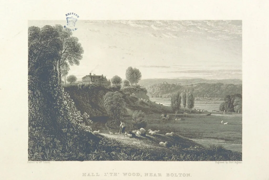 An illustration from History of the County Palatine and Duchy of Lancaster ... The biographical department by W. R. Whatton, Esq. (History of the cotton manufacture [by Edward Baines Jun.]) [With plates, 1836, leaf 91