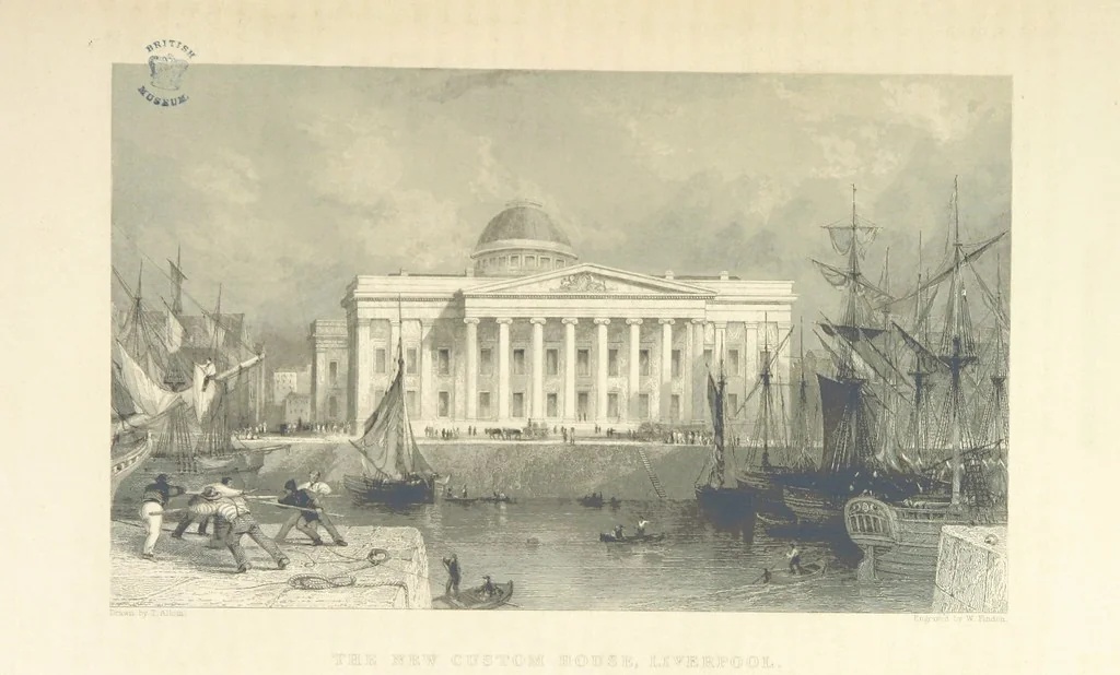 An illustration from History of the County Palatine and Duchy of Lancaster ... The biographical department by W. R. Whatton, Esq. (History of the cotton manufacture [by Edward Baines Jun.]) [With plates, 1836, leaf 207