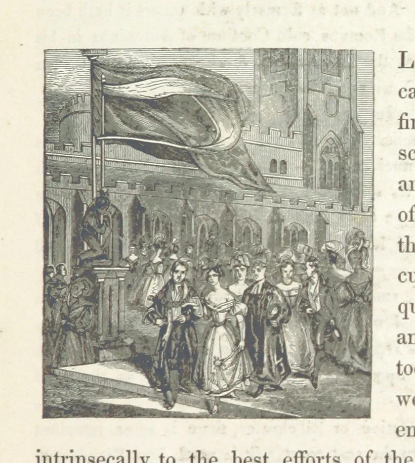 An illustration from History of the County Palatine and Duchy of Lancaster ... The biographical department by W. R. Whatton, Esq. (History of the cotton manufacture [by Edward Baines Jun.]) [With plates, 1836, leaf 337