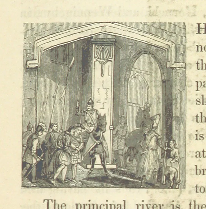 An illustration from History of the County Palatine and Duchy of Lancaster ... The biographical department by W. R. Whatton, Esq. (History of the cotton manufacture [by Edward Baines Jun.]) [With plates, 1836, leaf 675