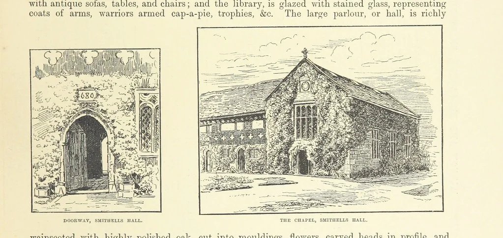An illustration from History of the County Palatine and Duchy of Lancaster ... The biographical department by W. R. Whatton, Esq. (History of the cotton manufacture [by Edward Baines Jun.]) [With plates, 1888, leaf 171