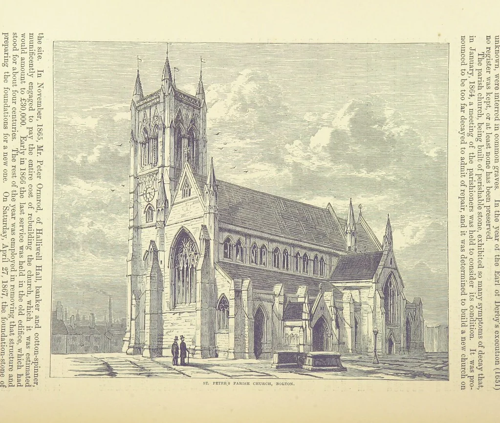 An illustration from History of the County Palatine and Duchy of Lancaster ... The biographical department by W. R. Whatton, Esq. (History of the cotton manufacture [by Edward Baines Jun.]) [With plates, 1888, leaf 188