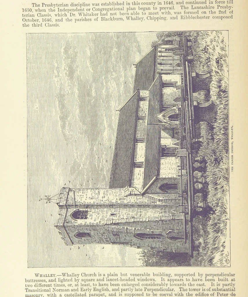 An illustration from History of the County Palatine and Duchy of Lancaster ... The biographical department by W. R. Whatton, Esq. (History of the cotton manufacture [by Edward Baines Jun.]) [With plates, 1888, leaf 342