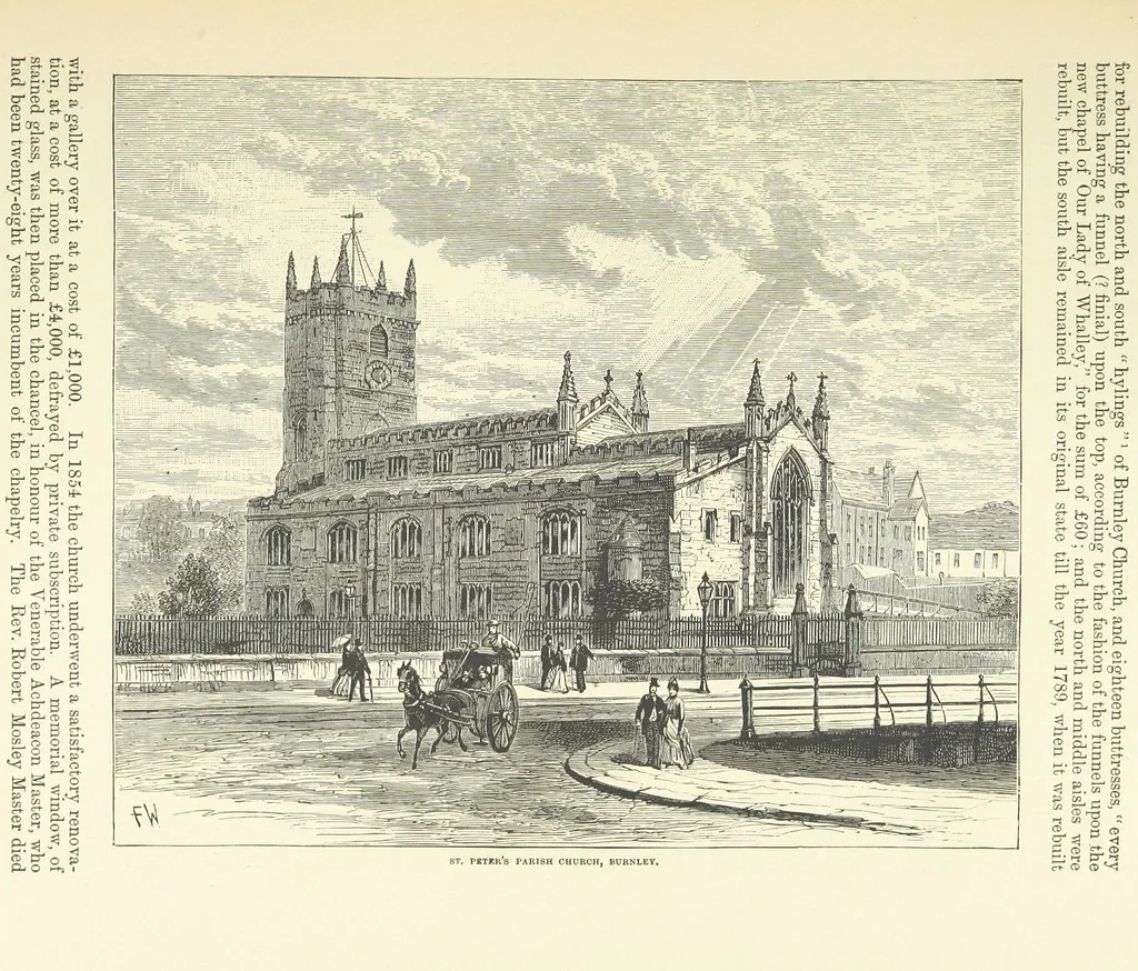 An illustration from History of the County Palatine and Duchy of Lancaster ... The biographical department by W. R. Whatton, Esq. (History of the cotton manufacture [by Edward Baines Jun.]) [With plates, 1888, leaf 383