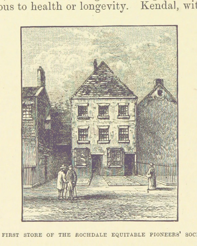 An illustration from History of the County Palatine and Duchy of Lancaster ... The biographical department by W. R. Whatton, Esq. (History of the cotton manufacture [by Edward Baines Jun.]) [With plates, 1888, leaf 64