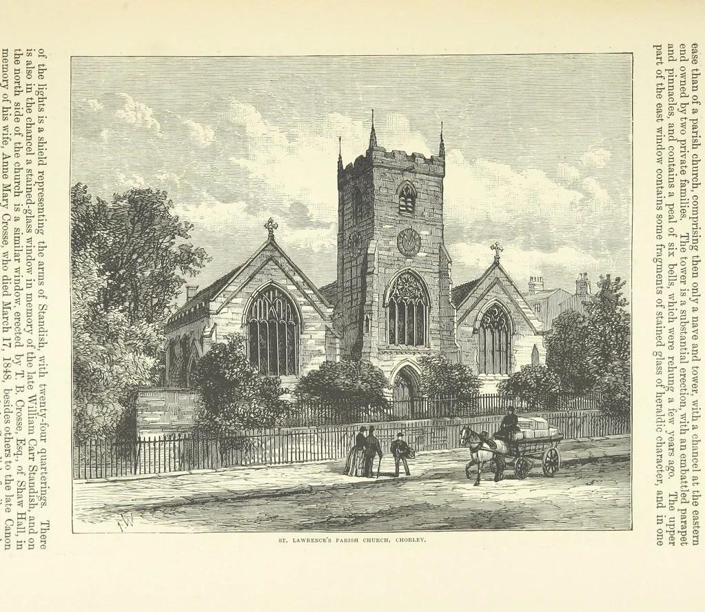 An illustration from History of the County Palatine and Duchy of Lancaster ... The biographical department by W. R. Whatton, Esq. (History of the cotton manufacture [by Edward Baines Jun.]) [With plates, 1888, leaf 161