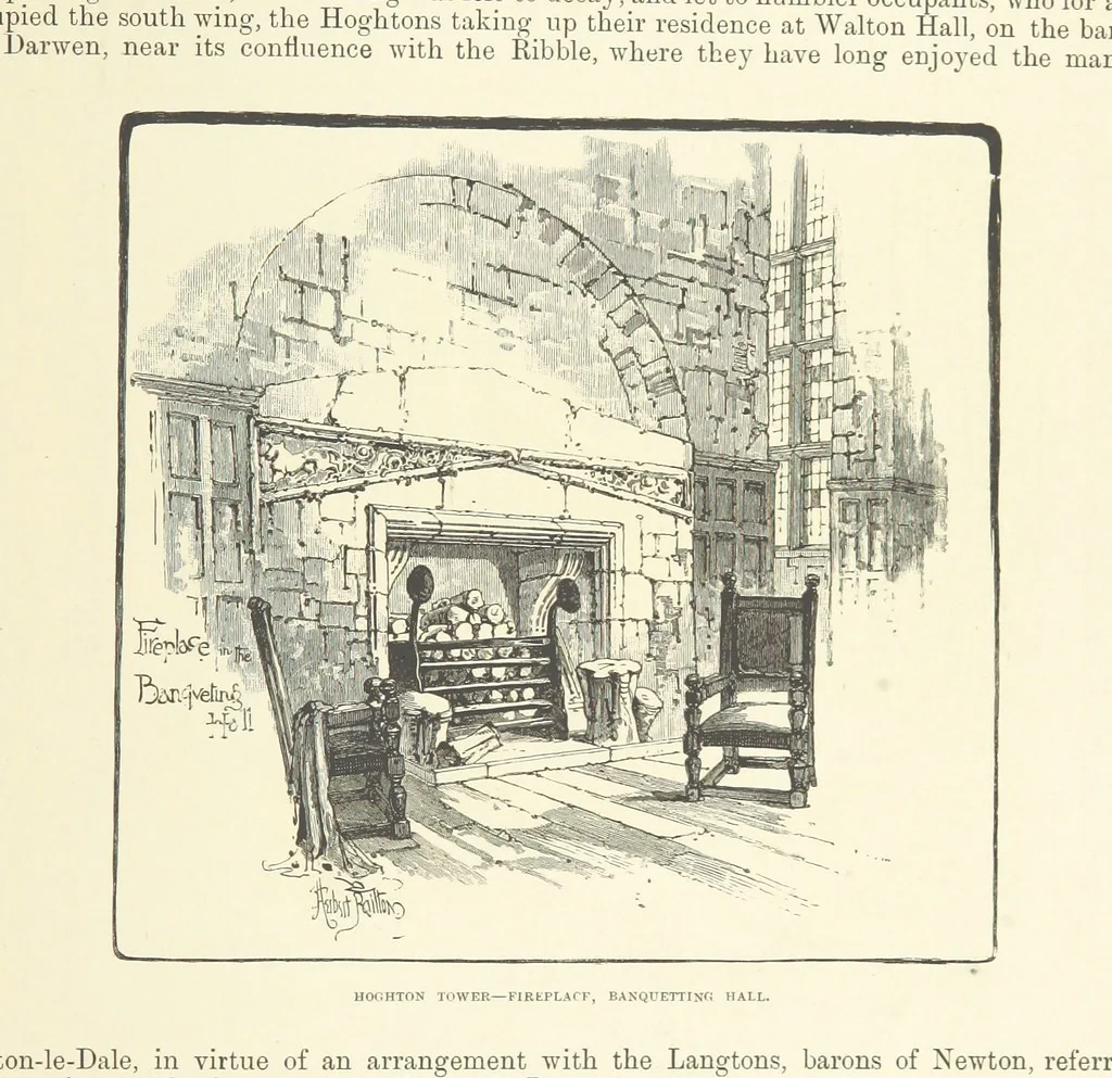 An illustration from History of the County Palatine and Duchy of Lancaster ... The biographical department by W. R. Whatton, Esq. (History of the cotton manufacture [by Edward Baines Jun.]) [With plates, 1888, leaf 197