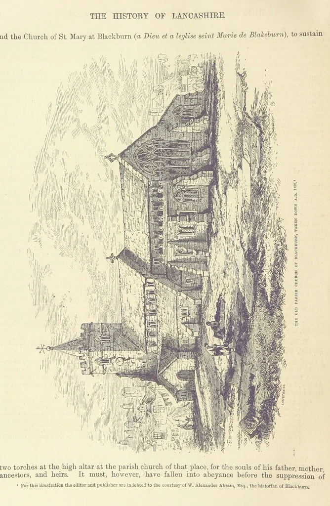 An illustration from History of the County Palatine and Duchy of Lancaster ... The biographical department by W. R. Whatton, Esq. (History of the cotton manufacture [by Edward Baines Jun.]) [With plates, 1888, leaf 20