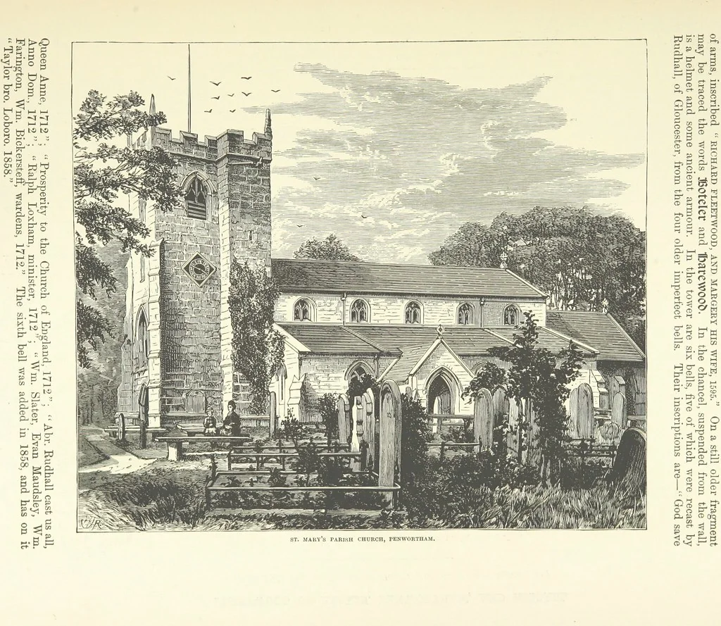 An illustration from History of the County Palatine and Duchy of Lancaster ... The biographical department by W. R. Whatton, Esq. (History of the cotton manufacture [by Edward Baines Jun.]) [With plates, 1888, leaf 223