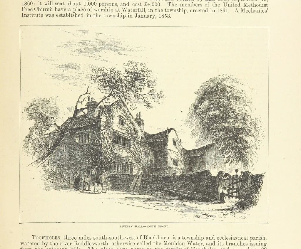 An illustration from History of the County Palatine and Duchy of Lancaster ... The biographical department by W. R. Whatton, Esq. (History of the cotton manufacture [by Edward Baines Jun.]) [With plates, 1888, leaf 55