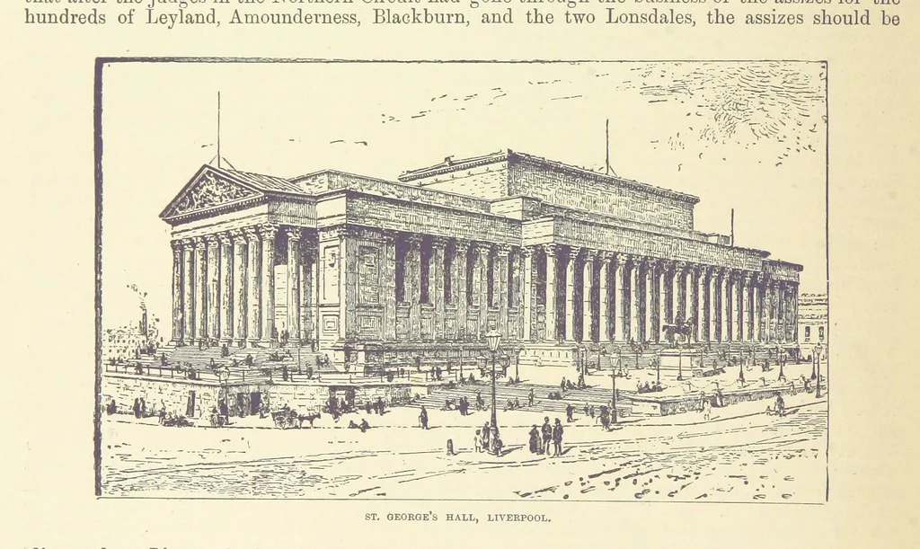 An illustration from History of the County Palatine and Duchy of Lancaster ... The biographical department by W. R. Whatton, Esq. (History of the cotton manufacture [by Edward Baines Jun.]) [With plates, 1888, leaf 192