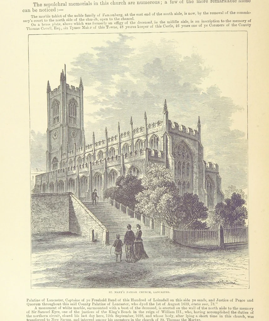 An illustration from History of the County Palatine and Duchy of Lancaster ... The biographical department by W. R. Whatton, Esq. (History of the cotton manufacture [by Edward Baines Jun.]) [With plates, 1888, leaf 486