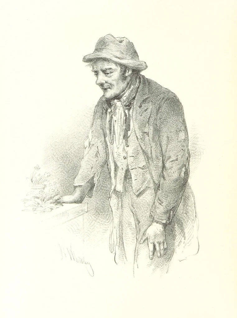 An illustration from Quiet War Scenes. Poems and translations. With eight illustrations ... by H. Whatley, 1879, leaf 40