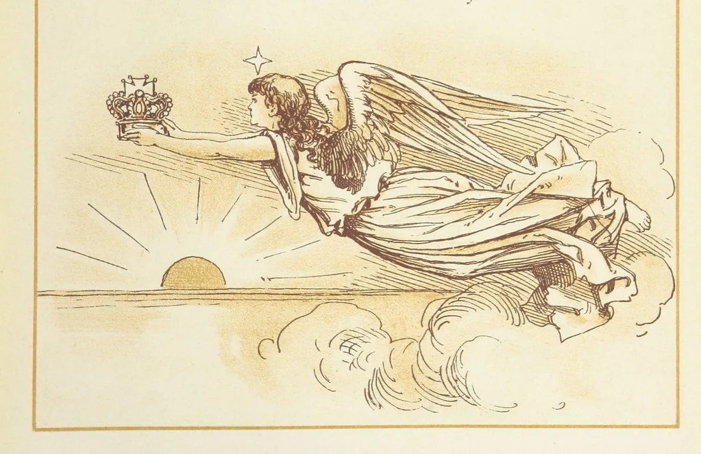 An illustration from The Merry Ballads of the Olden Time, illustrated in pictures & rhyme, 1880, leaf 169