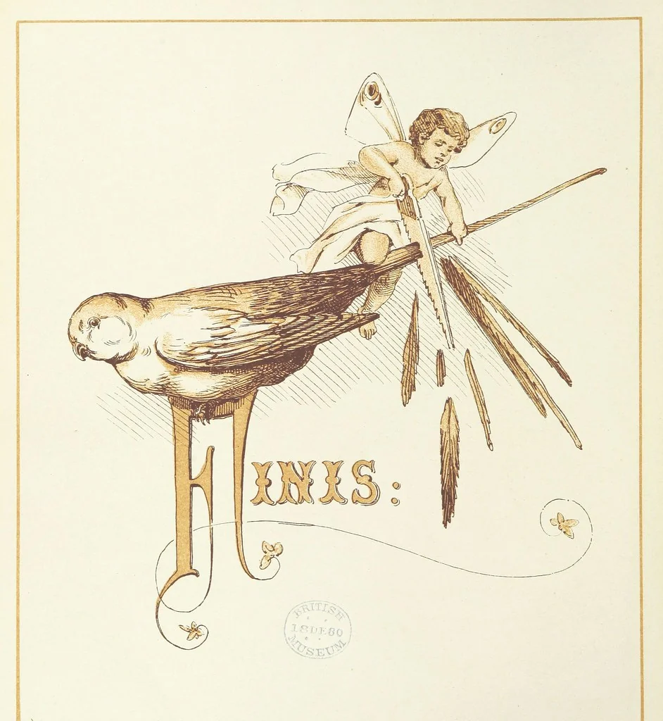 An illustration from The Merry Ballads of the Olden Time, illustrated in pictures & rhyme, 1880, leaf 170