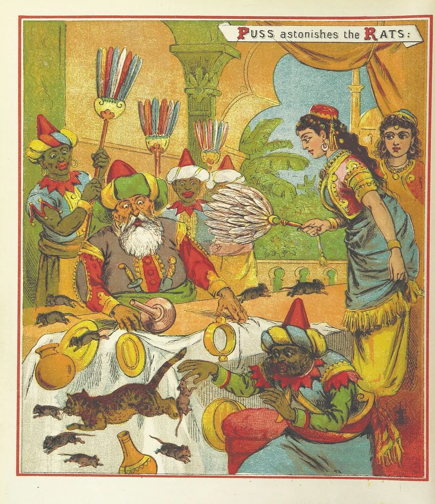 An illustration from The Merry Ballads of the Olden Time, illustrated in pictures & rhyme, 1880, leaf 40