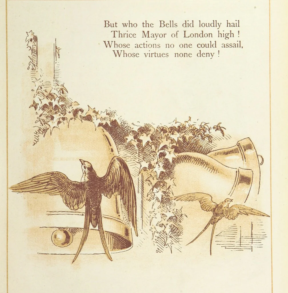 An illustration from The Merry Ballads of the Olden Time, illustrated in pictures & rhyme, 1880, leaf 49