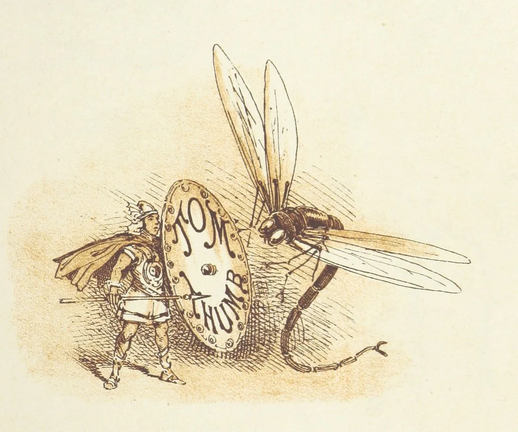 An illustration from The Merry Ballads of the Olden Time, illustrated in pictures & rhyme, 1880, leaf 51