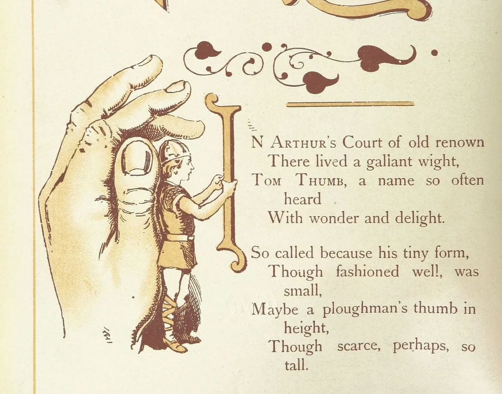 An illustration from The Merry Ballads of the Olden Time, illustrated in pictures & rhyme, 1880, leaf 52