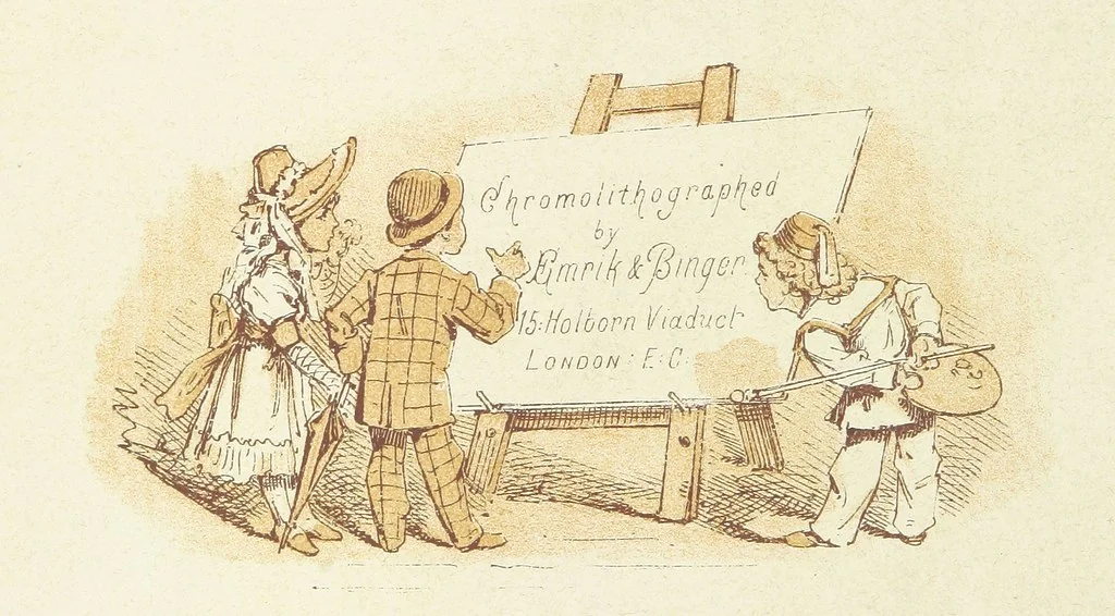 An illustration from The Merry Ballads of the Olden Time, illustrated in pictures & rhyme, 1880, leaf 8